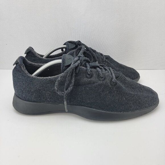 Allbirds WR M11 Mens Size 11 Wool Runners Lace Up Charcoal Black Running Shoes - Picture 3 of 7